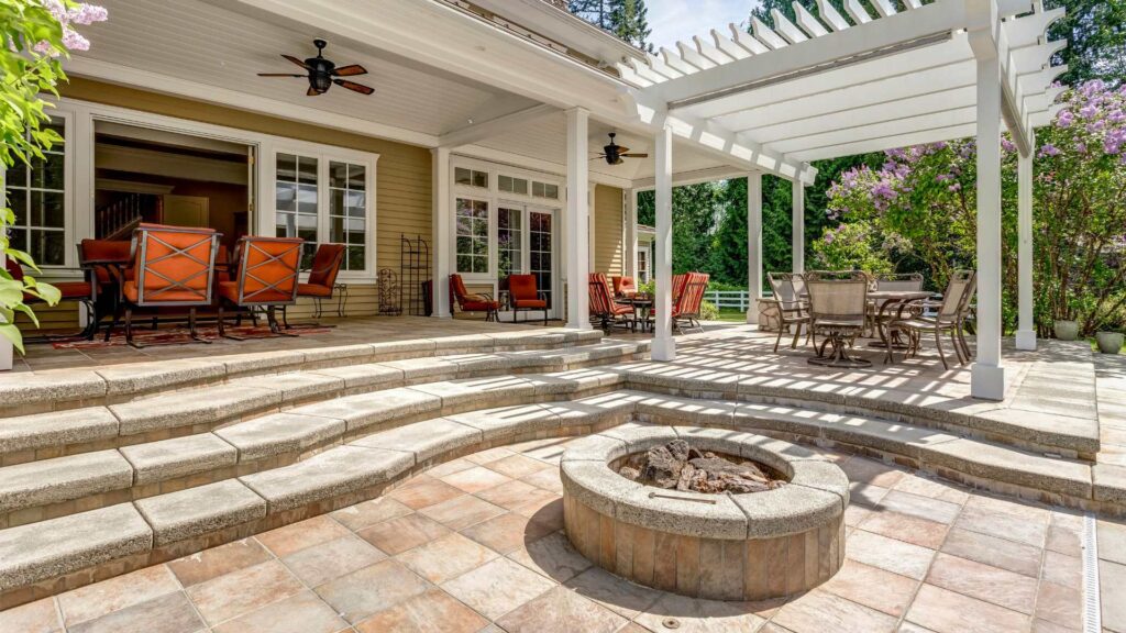 Elegant Stone Patio