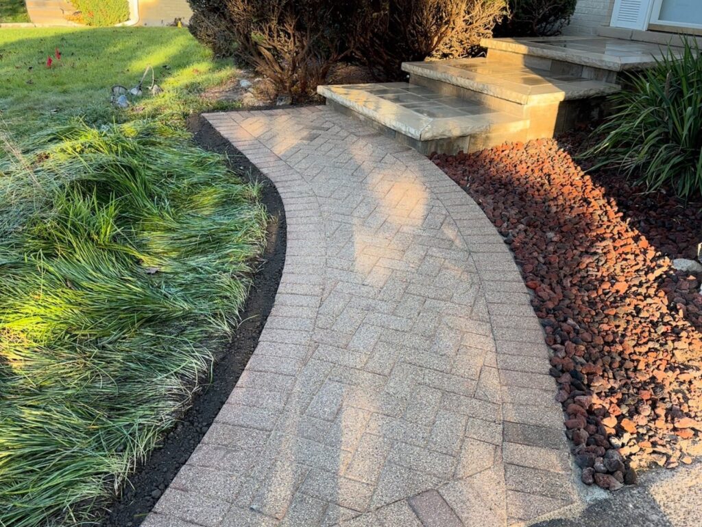 New paver walkway